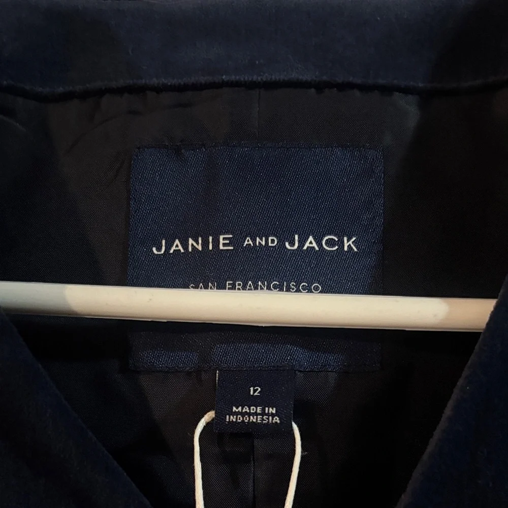 Janie and Jack Midnight Blue Button Vest